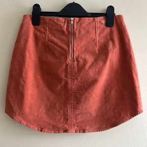 F21 Corduroy Skirt